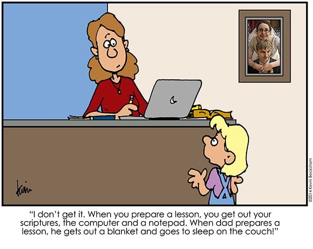 Cartoon: Lesson Prep | Meridian Magazine